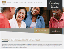 Tablet Screenshot of carriagehouseglendale.com